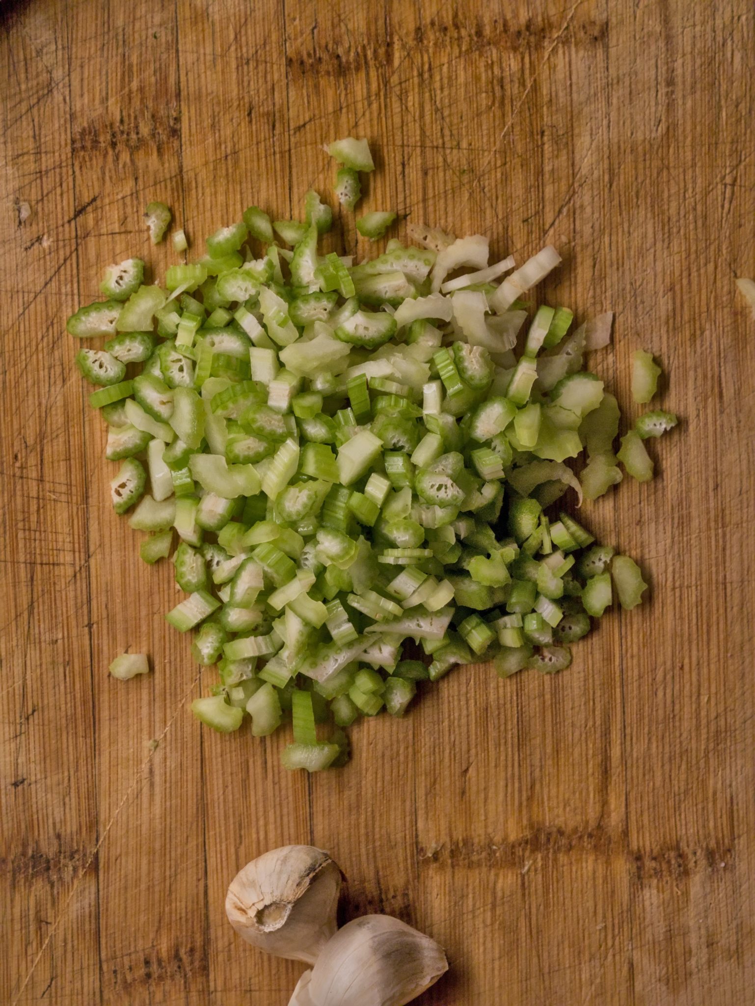Emincer le céleri